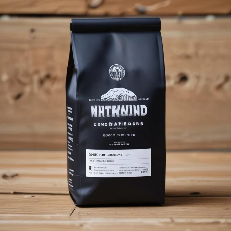 SDXL Turbo: coffee bag with garbled lettering